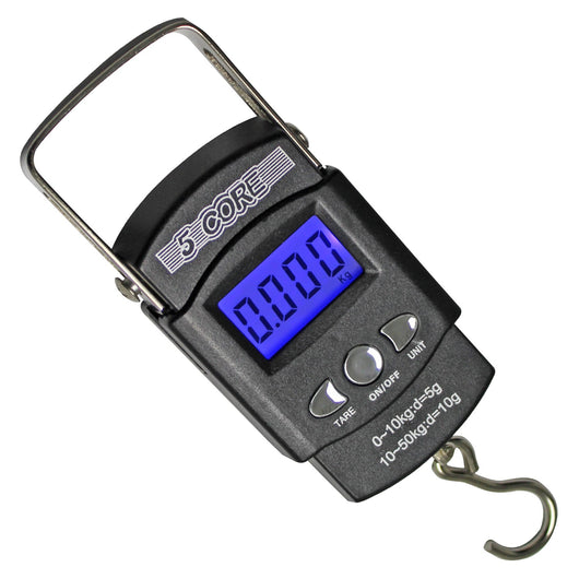 5CORE DIGITAL FISHING SCALE 110LB/50KG HANGING LUGGAGE WEIGHING SCALE - TECHIVE