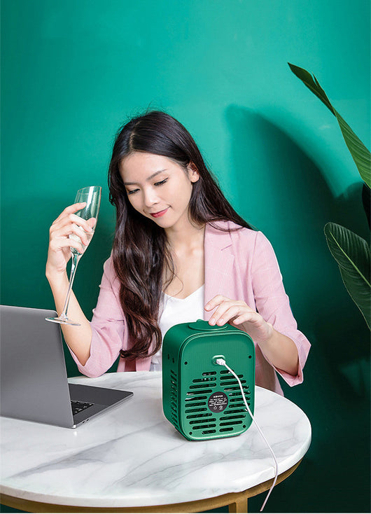 SMALL FAN PORTABLE OFFICE HOME DESKTOP USB COOLING FAN - TECHIVE