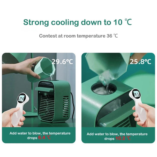 SMALL FAN PORTABLE OFFICE HOME DESKTOP USB COOLING FAN - TECHIVE