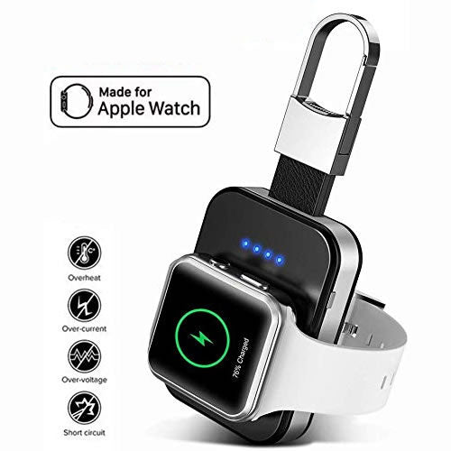 APPLE WATCH WIRELESS CHARGER POWER BANK ON KEY CHAIN - TECHIVE