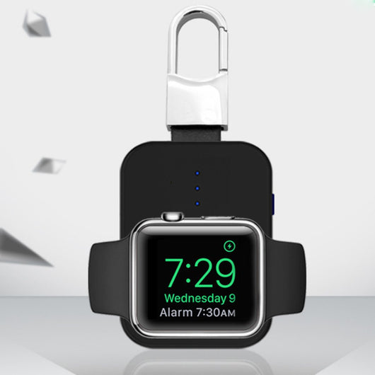 APPLE WATCH WIRELESS CHARGER POWER BANK ON KEY CHAIN - TECHIVE