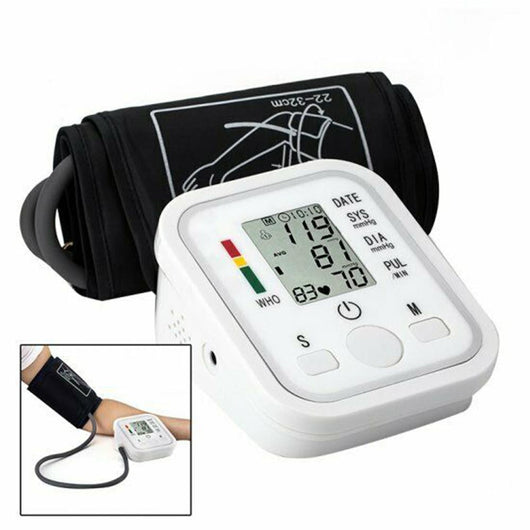 ARM AUTOMATIC BLOOD PRESSURE MONITOR MEASURING ARTERIAL PRESSURE - TECHIVE