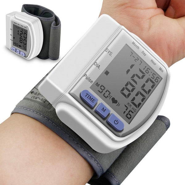 DIGITAL WRIST BLOOD PRESSURE MONITOR FOR MEASURING ARTERIAL PRESSURE - TECHIVE