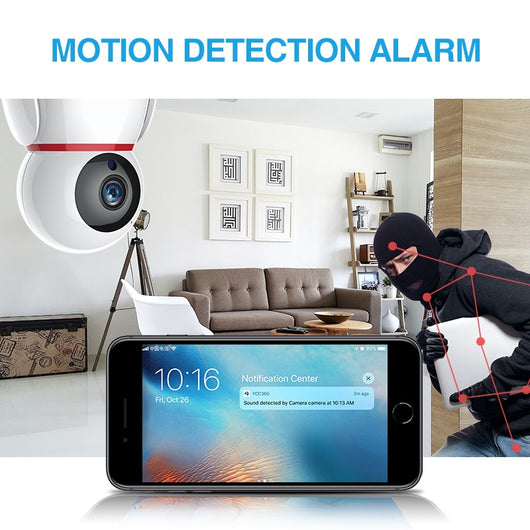 HOME SECURITY AUTO TRACKING CAMERA 1080P - TECHIVE