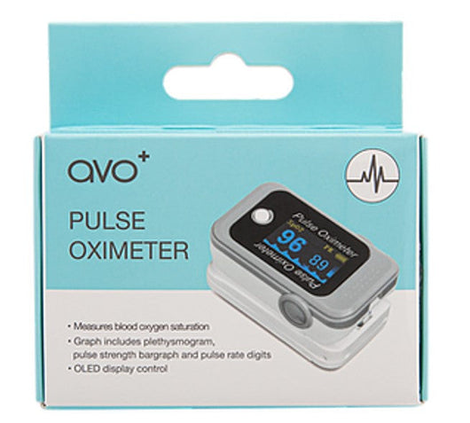 AVO+FINGERTIP PULSE OXIMETER DIGITAL LED RELIABLE READING - TECHIVE