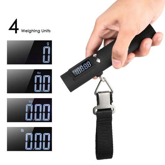 PORTABLE DIGITAL LUGGAGE SCALE WITH POWER BANK - TECHIVE