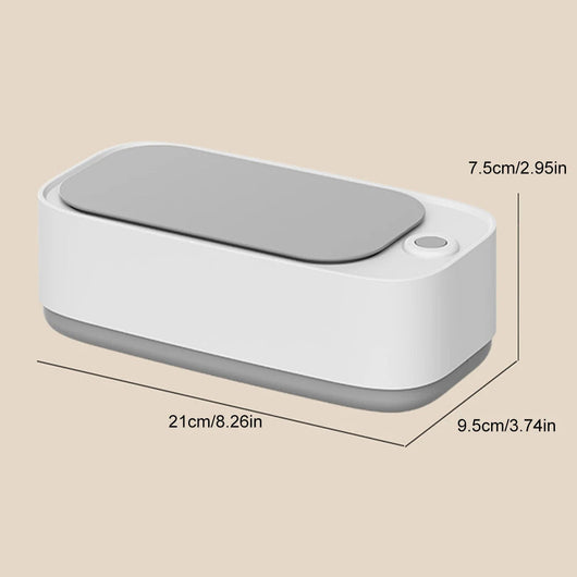 MINI ULTRASONIC WASHER WITH 1 TOUCH WORKING HIGH FREQUENCY VIBRATION - TECHIVE