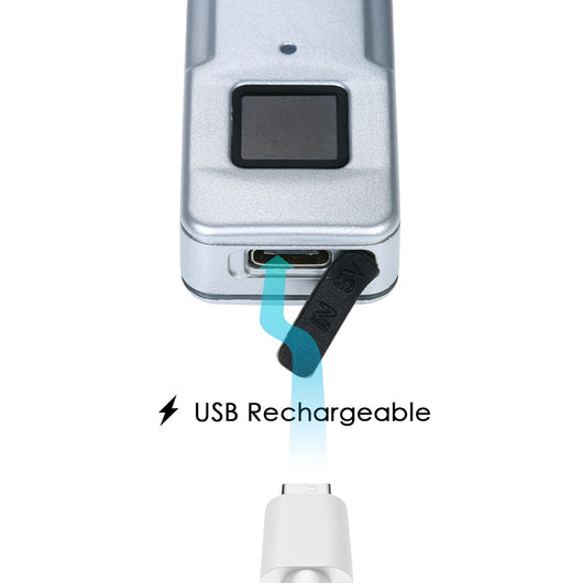 SMART FINGERPRINT LOCK USB RECHARGEABLE 10 SETS - TECHIVE