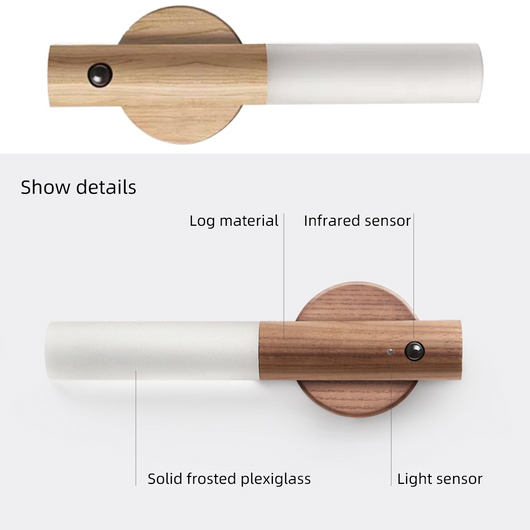 PORTABLE WIRELESS LAMP SENSOR AUTO MOTION DETECTOR LAMP - TECHIVE