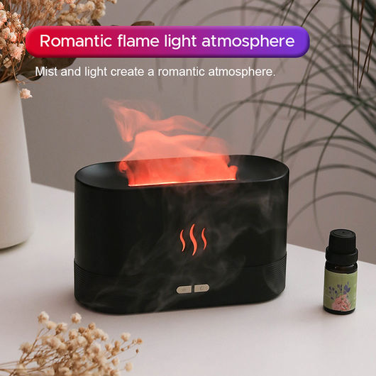 COLOURFUL FLAME AIR HUMIDIFIER USB AROMA DIFFUSER - TECHIVE