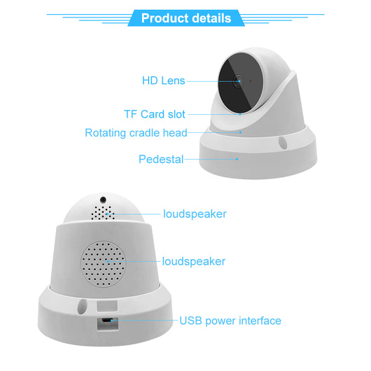 IP WIFI CAMERA BABY MONITOR HOME SECURITY CAMERA - TECHIVE