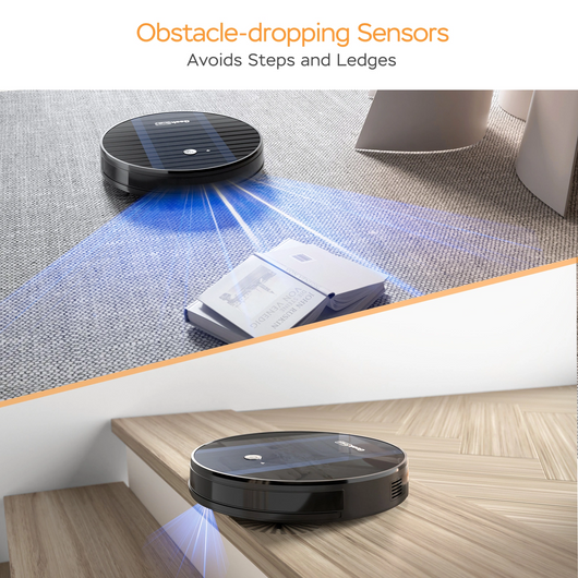 AUTOMATIC SELF-CHARGING SMART APP ROBOT VACUUM CLEANER - TECHIVE