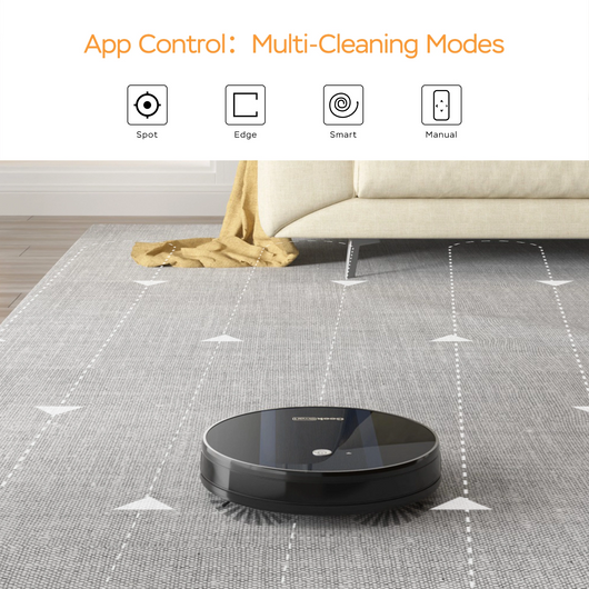 AUTOMATIC SELF-CHARGING SMART APP ROBOT VACUUM CLEANER - TECHIVE