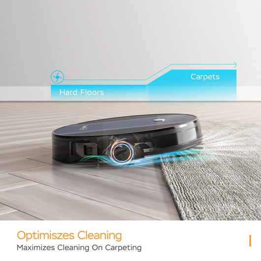 AUTOMATIC SELF-CHARGING SMART APP ROBOT VACUUM CLEANER - TECHIVE