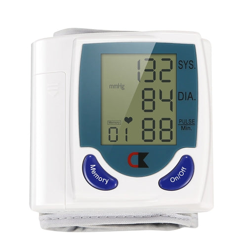 BLOOD PRESSURE MONITOR WRIST DIGITAL HIGH BLOOD PRESSURE CUFF - TECHIVE