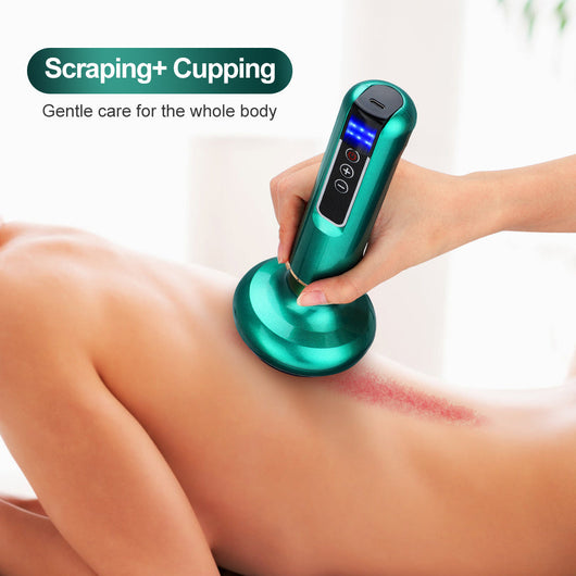 ELECTRIC CUPPSING MASSAGER VCACUUM SUCTION CUPS GUASHA ANTI CELLULITE - TECHIVE