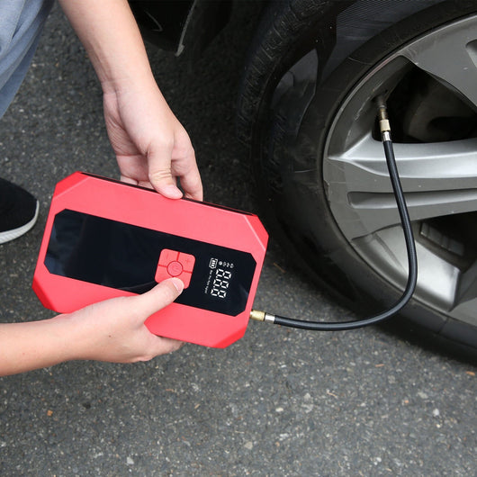 PORTABLE CAR JUMP STARTER AIR COMPRESSOR 1500A 400PSI CAR BATTERY - TECHIVE