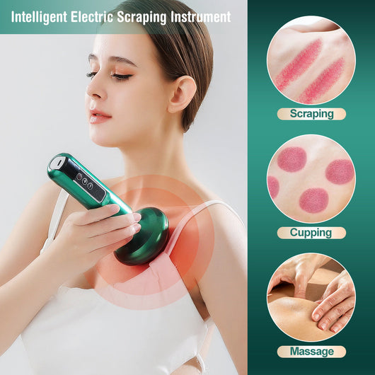 ELECTRIC CUPPSING MASSAGER VCACUUM SUCTION CUPS GUASHA ANTI CELLULITE - TECHIVE