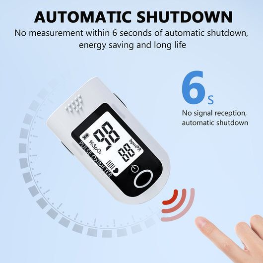 FINGERTIP PULSE OXIMETER BLOOD OXYGEN METER SP02 MONITOR, BLOOD OXYGEN - TECHIVE